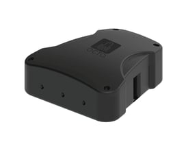 Sort Ansell Lighting OCTO Outdoor Controller, 200W, med Casambi og Bluetooth, vist på hvid baggrund.