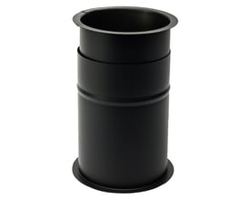 MetalbestoS Murbøsning teleskop med en diameter på 200 mm og 8 tommer, i sort metal, klar til installation.