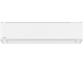 Panasonic CS-Z50ZKEW indedel til luft/luft varmepumpe, hvid med Panasonic logo på fronten.