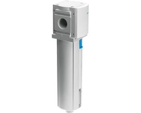 Festo Ultrafinfilter MS9-LFM-3/4-AUM-HF, 0,01 m, med manuel kondensataftapning og metal skålbeskyttelse.