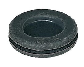 Membran gummi tylle DG 29 i sort gummi med to integrerede membraner, egnet til gennemføring af kabler og slanger.