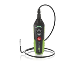 Elma B-Scope 800 trådløst endoskop med 1 meter Ø6mm probe og tilbehør som fiskekrog, vist på hvid baggrund.