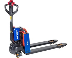 Atom SKP1500E-Q2 selvkørende pallevogn med 1500 kg kapacitet og 1150 mm gafler.