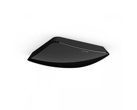 Steinel True Presence KNX tilstedeværelsessensor til indbygning i sort design med logo på en hvid baggrund.