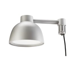 SG Armaturen Herning Midi Ø60 mastehoved i grå pulverlakeret aluminium med justerbar lysfarve og blændfrit lys.