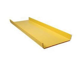 CommScope FiberGuide kanalbund i gul, 24x4" (600x100mm) til kabelorganisering.