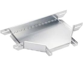 Schneider Electric T-stykke flad til kabelbakker, 60x250mm, el-forzinket stål, med monteringsflanger.