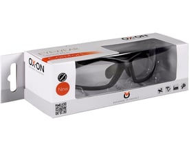 OX-ON Speed Plus Comfort sikkerhedsbrille præsenteret i sin originale emballage med tydelig mærkning af produktnavn og egenskaber.