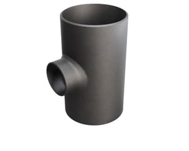 Grå Contura Steel tee P235GH-TC1 med dimensionerne 168,3/4,5x88,9/88,9 mm på en hvid baggrund.