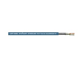 Lapp Kable ETHERLINE FD P Cat.5e S/UTP 4x2xAWG26 kabel med afskærmning og farvekodede ledere for industrielle Ethernet-applikationer.