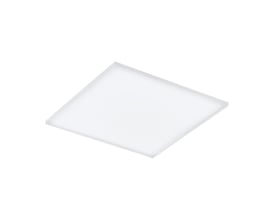 EGLO Turcona-Z LED armatur, 600x600 mm, i hvid stål med justerbar lysfarve og 4000 lumen.