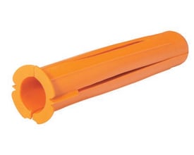 Schneider Electric TP® Plug i orange plast til fastgørelse i beton, sten og gipsplader, 16mm bore størrelse.