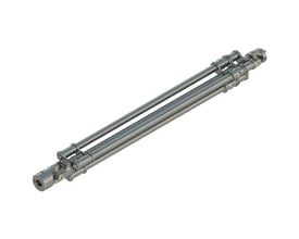 Schneider Electric P6 Ext triple telescopic axis med titanium universal led i heavy duty design.
