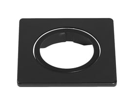 Ledvance Spot Combo ring fix, firkantet og sort, fremstillet i akryl. Måler 81,5 mm x 81,5 mm.