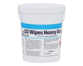 Spand med 90 stk. Heavy Duty renseklude til håndrengøring, fjerner olie, tjære og maling.