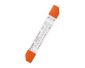 Nærbillede af Ledvance LED-driver Value 120W 24V mærkat med tekniske specifikationer og symboler.