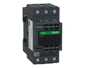 Schneider Electric TeSys D kontaktor 65A, 3-polet med 1 NO og 1 NC kontakt, 24VAC spole.
