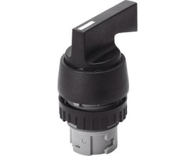 Festo N-22-SW selector switch med sort håndtag og en hvid markering på en grå bund.