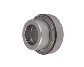 Schaeffler INA RAE25-XL-NPP-FA106 spændingsleje med cylindrisk yderring og excentrisk fastspænding, isoleret på hvid baggrund.