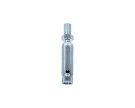 Walraven zinkbelagt T-bolt med pendul, M8x20 og L=79, vist med gevindtap og hul i siden.
