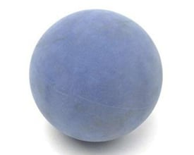 Blå gummikugle til højtvandslukke og kloak kontraventil, model 153970-73, med en mat overflade.