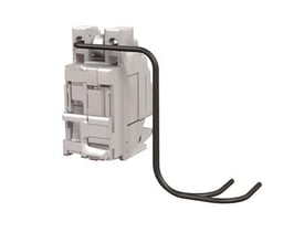 ABB underspændingsspole til XT1-XT4 afbrydere, hvid plastkonstruktion med tilslutningsledninger, 250V.