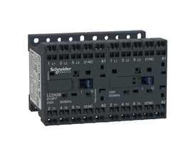 Schneider Electric TeSys K kontaktor LC2K09013P7 med 3P poltal og 230V spænding, vist forfra med tydelige terminaler.