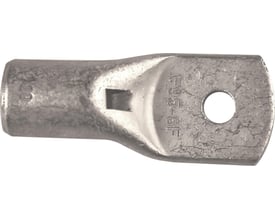 Nærbillede af Elpress Cu-rørkabelsko KRF, 95mm², M10, med synlige markeringer som '20' og '95-10F'.