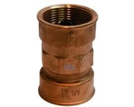 Socla kontraventil 231 i messing med 1/2" gevindmuffer, VA-godkendt og PN10.
