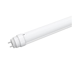 LEDlife T8 LED-rør på 150 cm med hvidt rørhus og G13-fatning med to stifter.