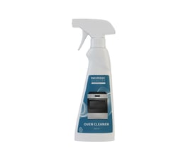 Nordic Quality ovnrens 250 ml sprayflaske med et billede af en ovn på etiketten.