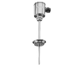 Siemens PT100 modstandstermometer med clamp tilslutning i rustfrit stål, ideel til fødevare- og farmaceutisk industri.