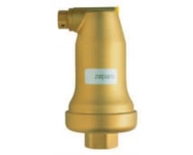 IMI Pneumatex Zeparo ZUT udluftningsventil i messing med DN20 3/4" tilslutning og label på siden.