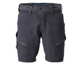 Mascot shorts i mørk marineblå med stretchmateriale, der giver optimal bevægelsesfrihed og en vandafvisende overflade. Shortsene er forsynet med Click Pocket System og mange praktiske lommer.