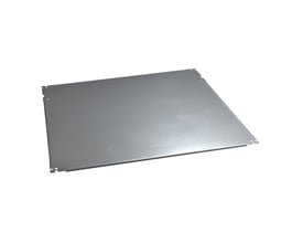 Schneider Electric Spacial SD/X montageplade, H 847 x B 500 mm, fremstillet af galvaniseret stål og klar til montering på justeringsskinner.