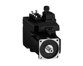 Schneider Electric Lexium BMI servomotor, 3-faset, IP54, single turn, med bremse og glat aksel, 32768 p/t.