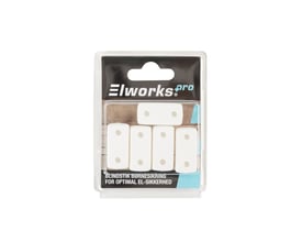 Elworks hvidt blindstik i blisterpakke med 5 stk., designet til afblænding af ubrugte udtag.