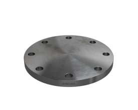 Blindflange 150-168,3mm PN10-16, fremstillet af S235JRG2 med 8 boltehuller, EN1092-1/05 godkendt.