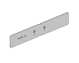 Schneider Electric samling W49/60 koblingsbeslag til kabelbakker W1-W3, el-forzinket med synlige skruehuller.