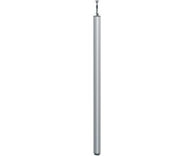 Schneider Electric OptiLine 45 POL-T2 installationsstav i elox aluminium, justerbar fra 3100-3500mm med synligt loftbeslag.