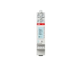 ABB D11 energimåler til 1-faset systemer med direkte måling op til 40A og digital skærm, viser 65432 kWh.
