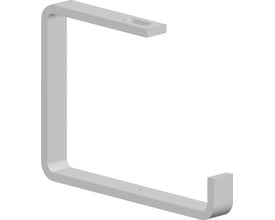 Legrand åbent ophæng 400MM P31 i hvidlakeret stål RAL 9010, med dimensioner 60mm højde og 400mm bredde.