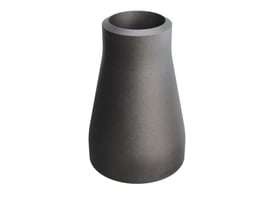 Koncentrisk reduktion i P235GH stål med dimensioner 33,7/2,6 x 21,3/2,0 mm, DIN 2616/EN 10253-2.