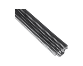 Sort Walraven Rapidrail guiprof WM0-35 lydisolerende gummistrimmel med langsgående spor, 30 m og 35 x 10 mm.