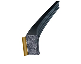 AAG Kronbånd glasisætningsbånd i sort, 4x10 mm, med klæber og blød cellegummi struktur.