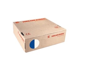 Helukabel H07Z-K R100 ledning 1x2,5 mm² i mørkeblå/hvid i lukket papkasse med CE-mærke.