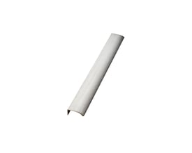 Dansani Luna/Mido+ ruler-greb i alu, 350 mm med inox look, vist skråt med sin lange, slanke profil.