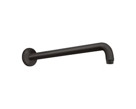Hansgrohe bruserbøjning på 38,9 cm i mat sort, med G 1/2" tilslutning og 90 graders vinkel.