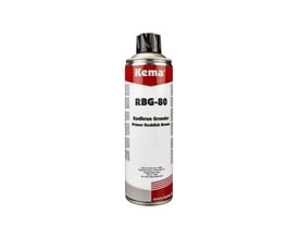 Frontbillede af Kema RBG-80 spraydåse med rødbrun grunder, 500ml, isoleret på hvid baggrund.