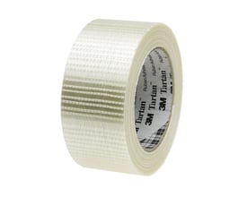 3M Tartan filament tape 8954, 50 mm x 50 meter, glasfiberforstærket og krydsarmeret.